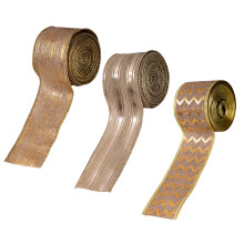 Flexible Fabric Ribbon For DIY Christmas Decorations And Party