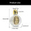 Compactly 15ml Plastic Bottles Leakproof-Square golden oval B 4