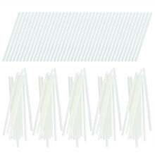 100pcs 7mm x 200mm Transparent Hot Melt Glue Sticks for DIY & Repairs