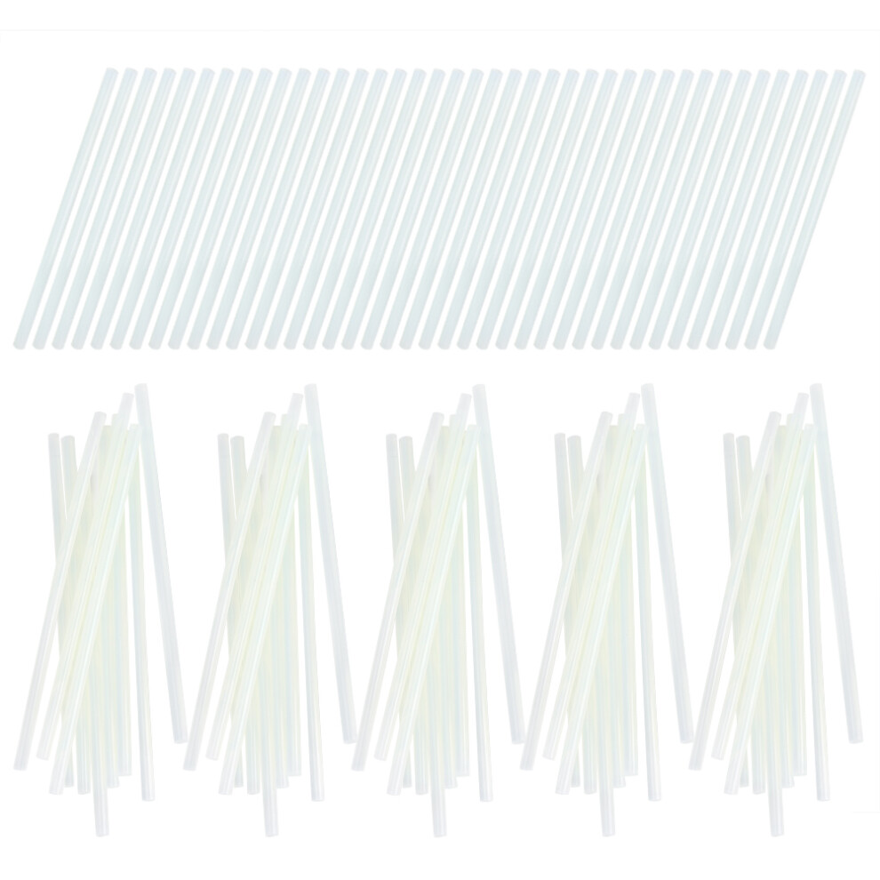 100Pcs 7Mm X 200Mm Transparent Hot Melt Glue Sticks For Diy & Repairs 9301361040706