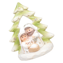 Duurzaam hars kerststal beeldje religieuze kerstdecoratie voor