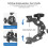 Aluminium Dubbele Kop Camera Mount Klem Camera Microfoons 7