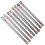 8PCS Metal Pull Rod Kit for SCX10 1/10 Crawler, Titanium Color 11