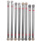 8PCS Metal Pull Rod Kit for SCX10 1/10 Crawler, Titanium Color 2