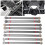 8PCS Metal Pull Rod Kit for SCX10 1/10 Crawler, Titanium Color 14