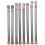 8PCS Metal Pull Rod Kit for SCX10 1/10 Crawler, Titanium Color 9