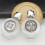 Compact 15ml duidelijk plastic flessen-Vierkant zilver A 7