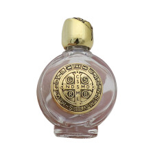 Mini 15 ml lekvrije plastic flessen met veilige-Ronde gouden B