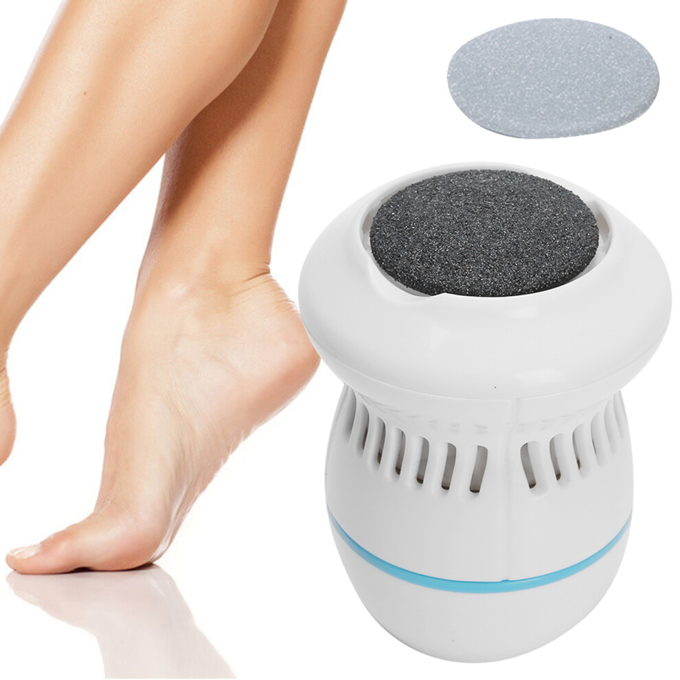 Cordless Electric Foot Grinder with Vacuum Adsorption and Round Head Design