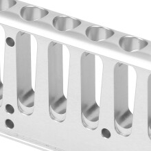 10-Hole Blues Harmonica Comb Part for SP20 Aluminum Alloy Silver Accessory