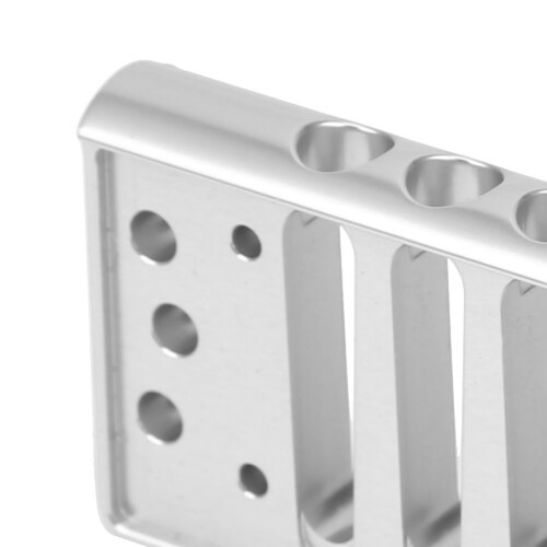 10-Hole Blues Harmonica Comb Part for SP20 Aluminum Alloy Silver Accessory 2