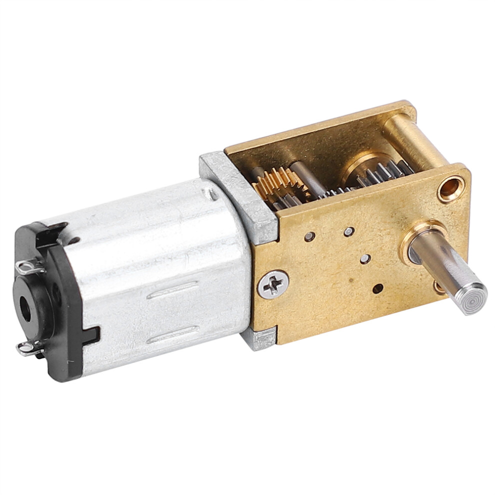 N20 Micro Gear Motor 12V Metal Gear 136Rpm Cw/Ccw For Small Machinery Red 4691361042356