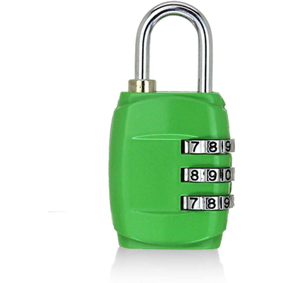 Combination Padlock Padlock 3 Digit Coded Padlock Gym Lock School Locker Lock For Gym Locker, School, Garage Combination Padlocks Pink 9323874963297