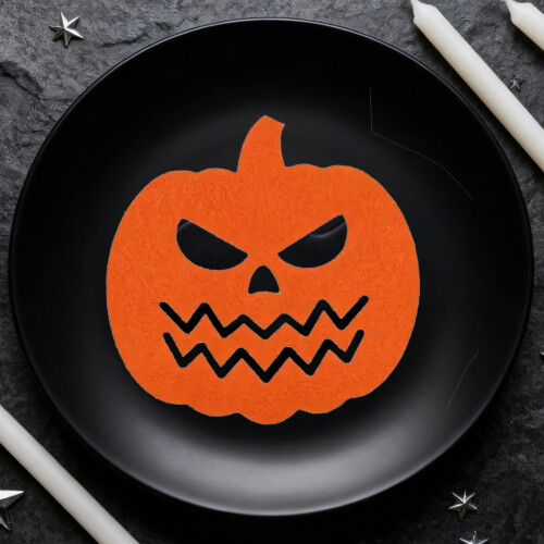 Multiple Purpose Halloween Felt Utensil Covers Ideal For-bat 1