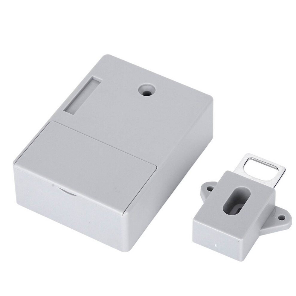No Drill Rfid Cabinet Lock 125Khz Smart Electronic Lock For Wardrobe Sauna Gray 8211361042581