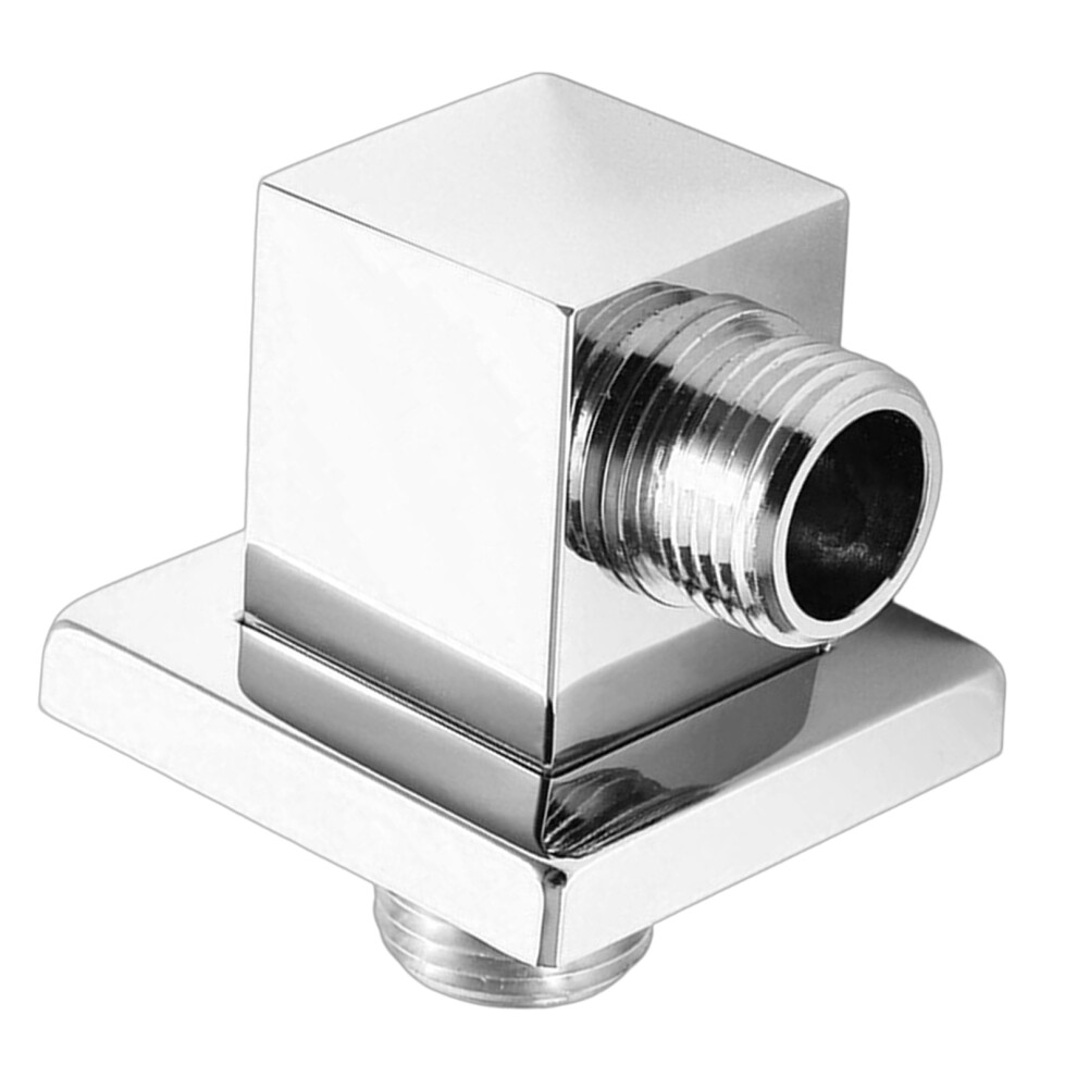 Steel Shower Inlet Elbow Scratch Resistant-Electroplated Silver 7695000276604