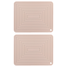 Elegante siliconen onderzetters voor hete gerechten, pannenlappen, antislip, flexibel, duurzaam siliconen, hittebestendig tot 240 C (464 F),