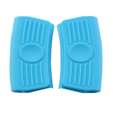 Supporto versatile in silicone per manico ausiliario, manicotti resistenti al calore per una manipolazione sicura di pentole e padelle, la texture