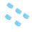 Cake Cream Scraperboard Plastic Dough Cutter Fondant Bread-Blue 1