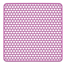 Scolapiatti da lavello, tappetino in silicone con piedini antiscivolo, materiale flessibile per una facile piegatura, resistente al calore per
