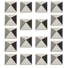 Stomp Pad - Extra Grip Pad Pyramid Studs | Adhesive Metal Snowboarding Antiskid Mat for Control Friction Traction Strong Adsorption Enhanced Safety