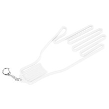 DIY Kunststoff-Golfhandschuh-Aufbewahrungsrahmen Weiß 25x11,5cm