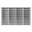 36 Compartments Literature Organizer,Desktop File Holder,White 1
