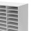 36 Compartments Literature Organizer,Desktop File Holder,White 14
