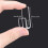 Acrylic Wall Mount Display Hangers for Records 30Pcs Clear 3