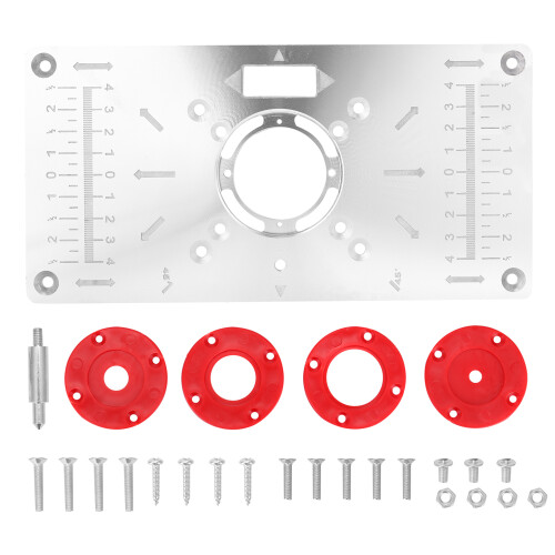 Durable Aluminum Router Table Insert Plate for Precision Woodworking 1