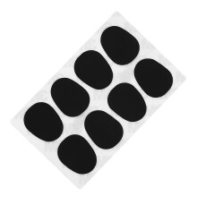 Langlebige 0,5 mm schwarze Gummi-Mundstückpolster für Saxophon & Klarinette