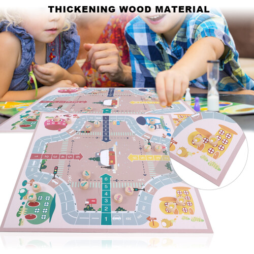 Animal Checker Chess Set for Kids - Logical Thinking Board Game 2