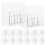 50Pcs Adhesive Hooks Clips Multipurpose Wall Strips For Lights Hangers 11