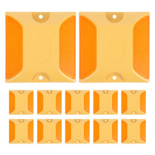 12pcs Reflective Driveway Markers for Road Pavement Studs