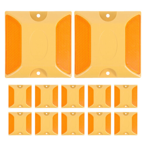 12pcs Reflective Driveway Markers for Road Pavement Studs
