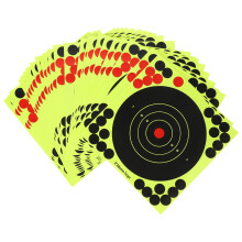 25Pcs Fluorescent Paper Adhesive Arrow Darts Aiming Stickers