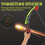 25Pcs Fluorescent Paper Adhesive Arrow Darts Aiming Stickers 8