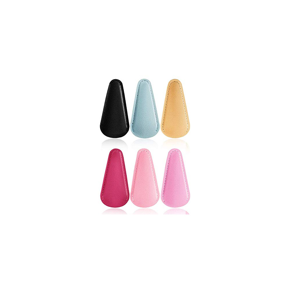 Scissors Sheath Leather Scissors Cover Protector Sewing Scissors Sheath (6 Pieces Colourful) 9067246716837