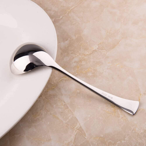 18/10 Stainless Steel Soup Spoons, Glossy Surface Matches Any Dinnerware 2