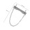 Suporte Para De Gás Propano Com Corrente Metal 2