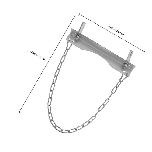 Suporte Para De Gás Propano Com Corrente Metal 1