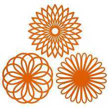 Salvamanteles de silicona resistente al calor para uso en la cocina, posavasos con superficie antideslizante, tapete de silicona decorativo para el