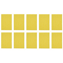 Esponjas de celulosa antiarañazos, multiusos, antiarañazos para uso doméstico y comercial, 10 unidades, color amarillo.