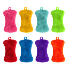 Comfortable Grip Kitchen Sponge, Non-Scratch Silicone Dish Sponges For Gentle Yet Effective Cleaning, Ideal For Dishes, Glassware, And Baby Utensils,