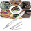 Aluminum Parachute Cord DIY Weaving Tool Kit, Silver 4pcs 11