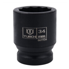 3/4" (19mm) Drive Impact Socket 12-Point Plum Blossom Air Sockets Head Thicken 60mm Lenght Wrench Set Tire Removal Tools(23mm)