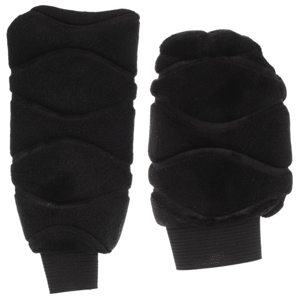 2Pcs Plush Car Shift Gear Knob Cover For Winter 3492376487429