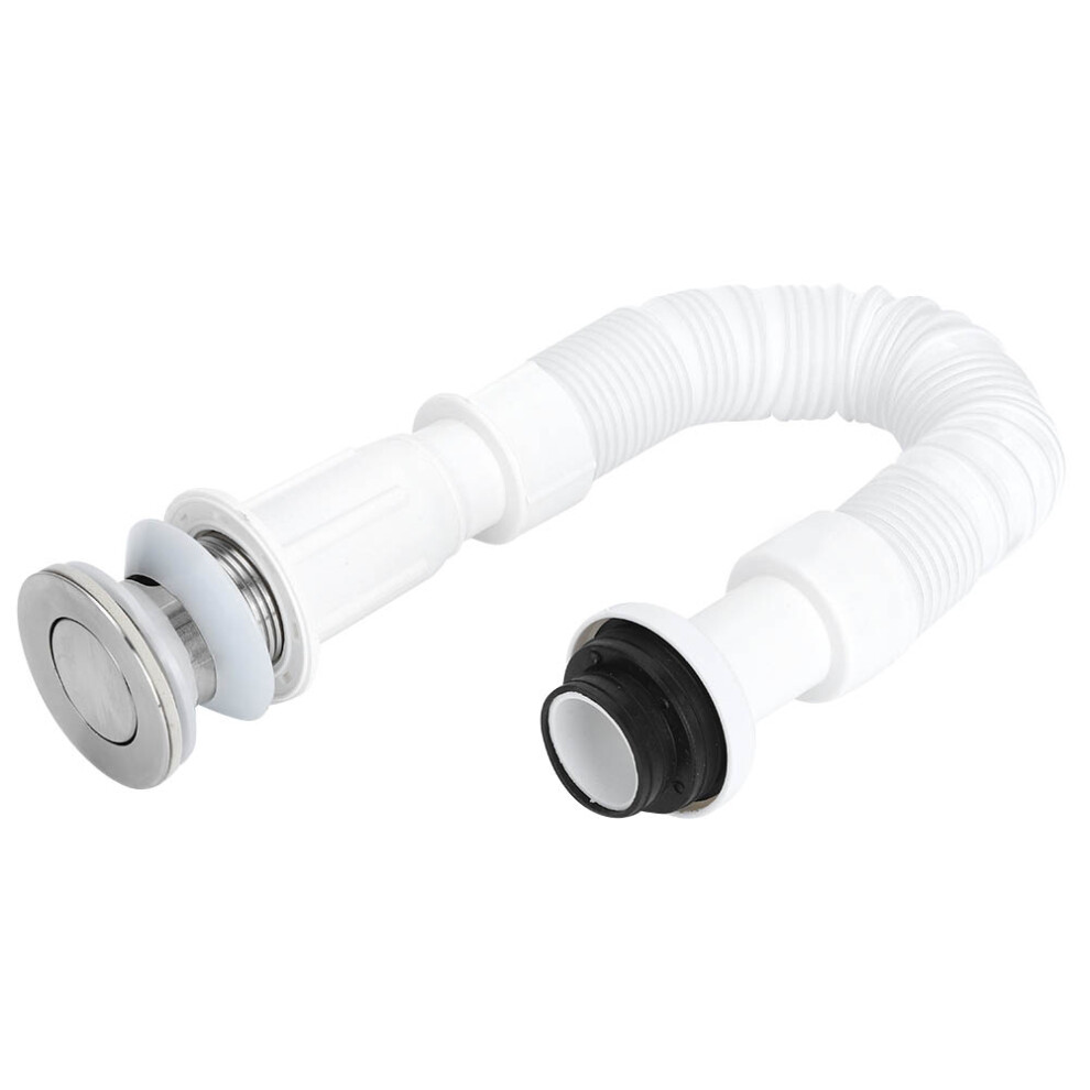 37Mm Waste Drain Pipe For Kitchen Basin Odorproof S Bend Water Downflow 4981361063360