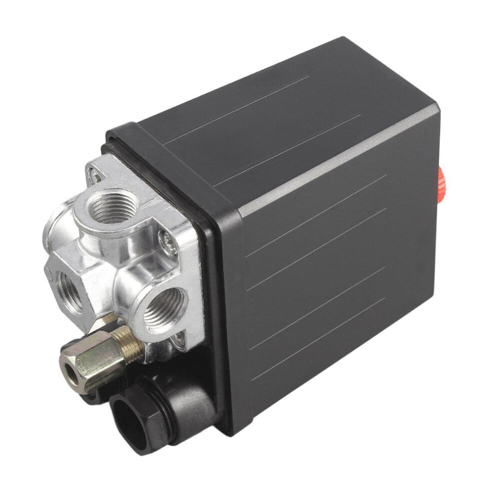 Heavy Duty Air Compressor Pressure Switch 90-120Psi, Black, 125X80x50mm 9351361066541