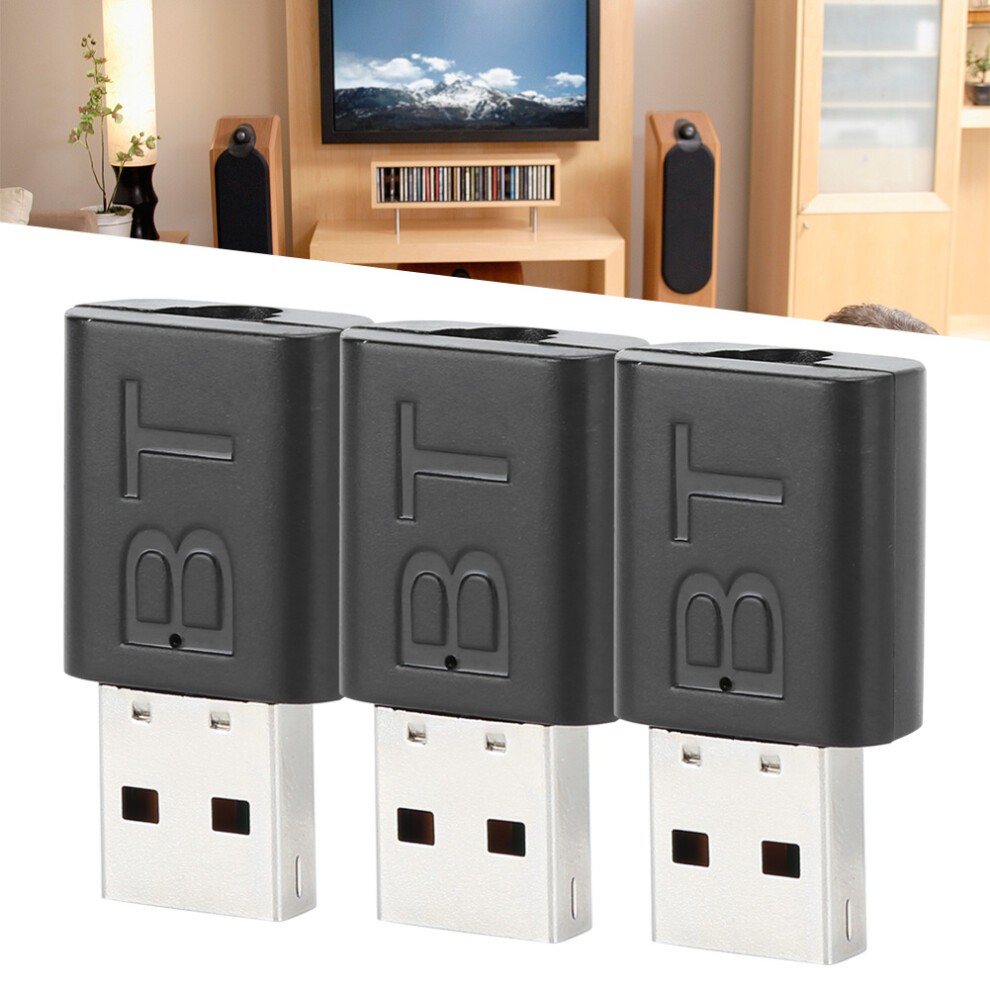 3Pcs Bluetooth 5.0 Audio Transmitter/Receiver Adapter, Long 10M Range 7611361068825